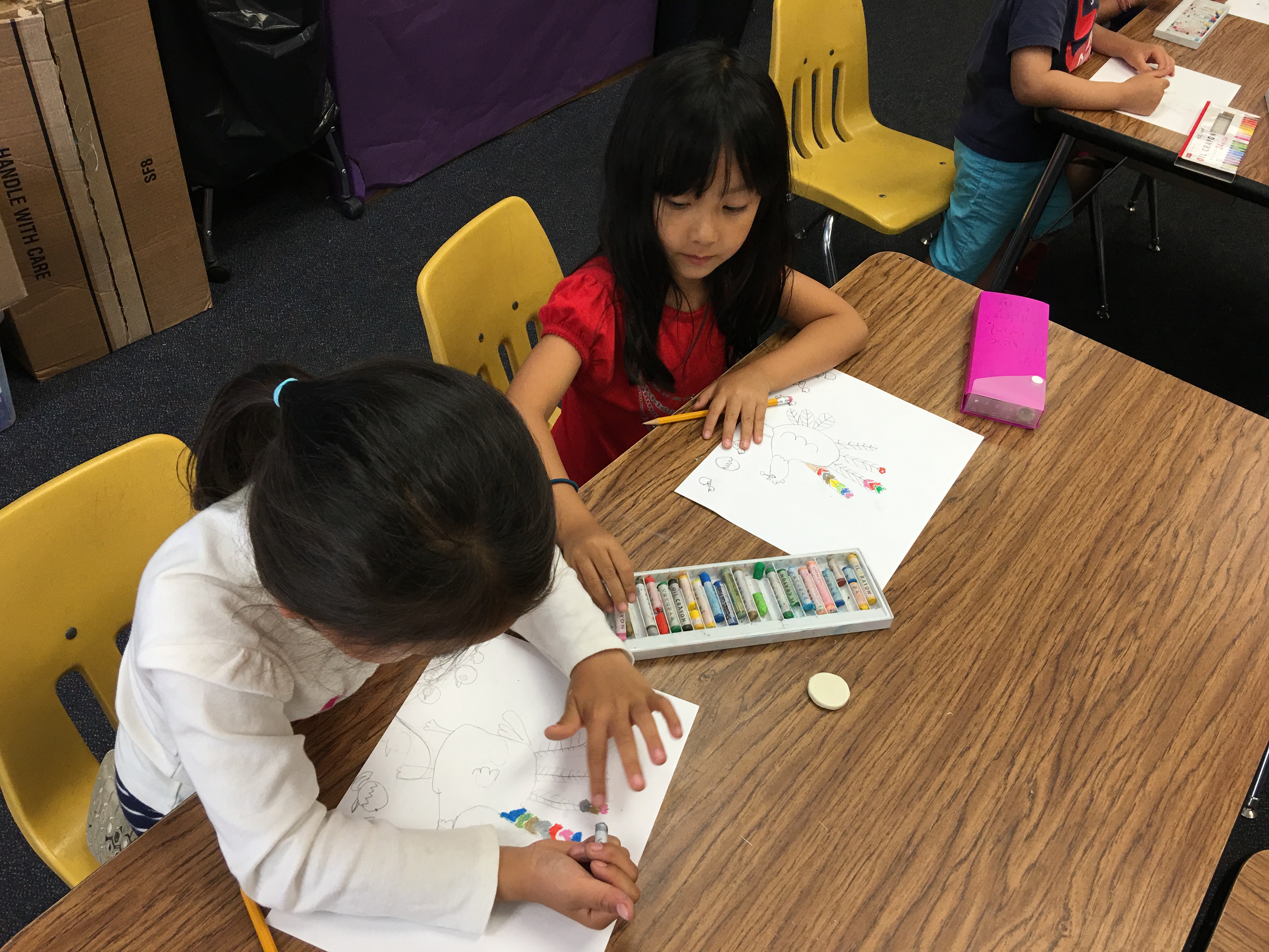 Art Class | Walnut Chinese School 明 智 中 文 學 校 | ABC Chinese Learning Center